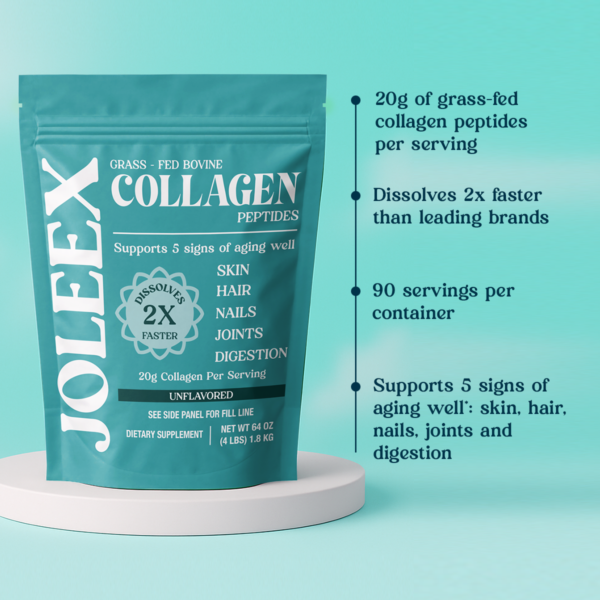 Joleex ® 4lb Collagen Peptides